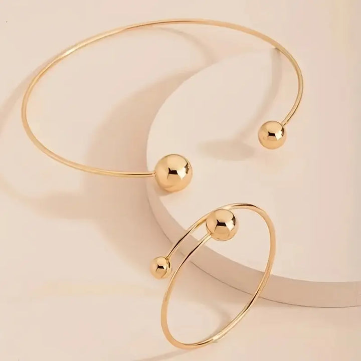 Glow | Conjunto de Pulseiras em Ouro
