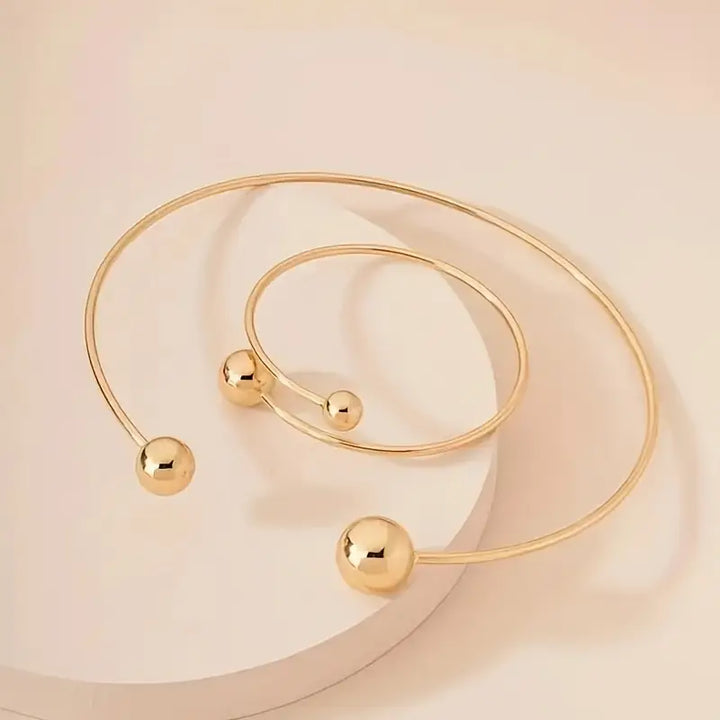 Glow | Conjunto de Pulseiras em Ouro