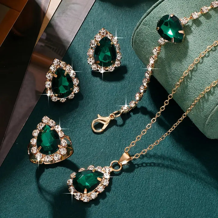 Conjunto de Joias Elisandre Vermont | Ouro
